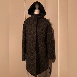 London Fog Charcoal Teddy Jacket
